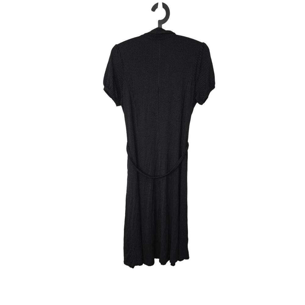 Vintage Mexx Jersey Shirt  Dress With Capped Sleeves, Matching Belt Med  Viscose - Picture 5 of 9